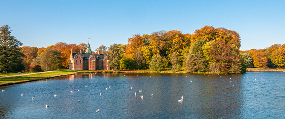 Autumn in the Park by Frederiksborg Castle