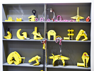 Industrial lifting tools, rigging parts and fasteners