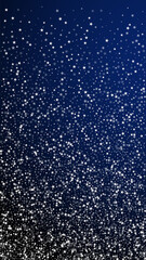 Amazing falling stars Christmas background. Subtle