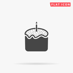 Easter Cake flat vector icon