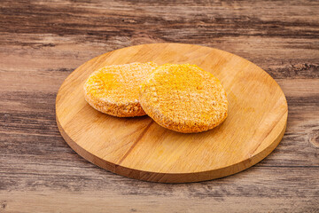 Raw chicken cutlet for roast