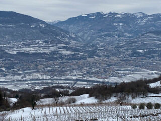 Fototapeta premium winter in the mountains