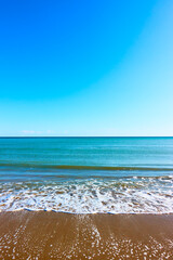 Sea and sandy beach