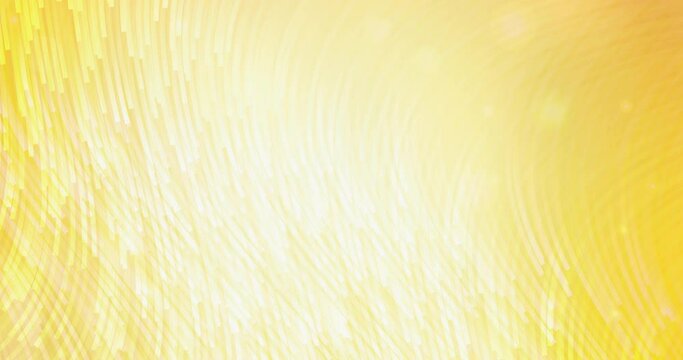 4K looping light yellow video sample with curved lines. Modern abstract animation with gradient curves. Film business advertising. 4096 x 2160, 30 fps.