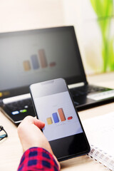 A Businessman Using Technology To Work From Home