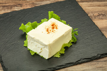 Greek traditional soft feta cheese
