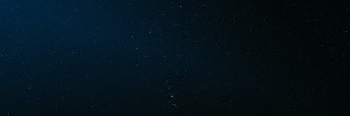 panorama of the starry sky, with a big bear in the middle