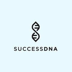 logo s abstract. DNA icon