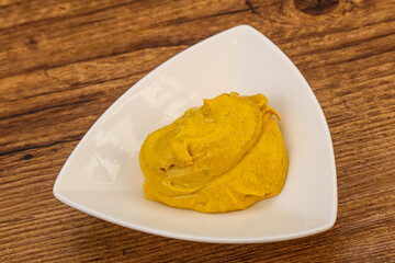 Asian Curry sauce in the bowl