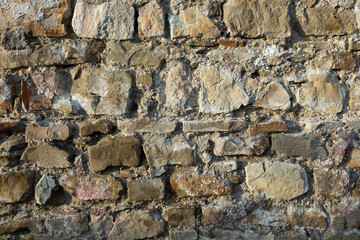 detail of old stone wall
