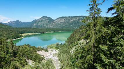 Naklejka premium Sylvensteinstausee