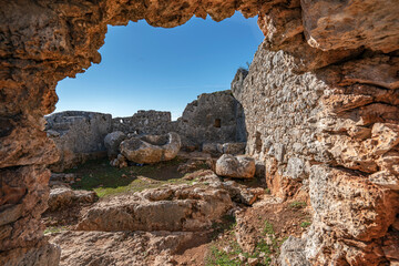 The ancient city of Lyrboton Kome, located in the Kepez on a hill in Varsak, discovered in 1910, an...