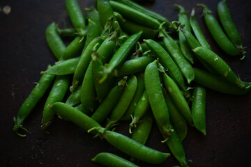 green beans on the table
