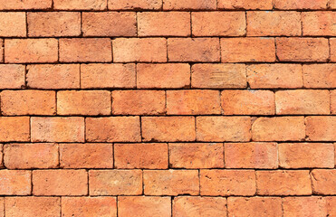 Orange brick wall design Nice background site
