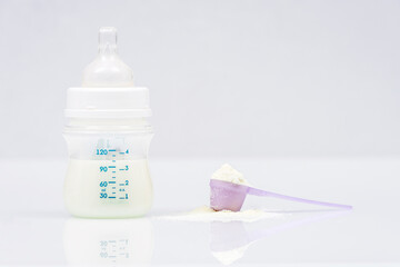 Nutrition for newborns. Concept of newborns, motherhood, care, lifestyle.