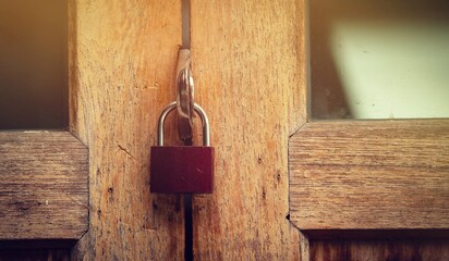 door with lock
