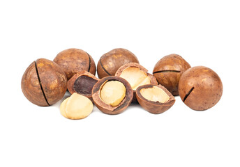 Bunch of macadamia nuts