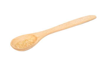 Brown sugar in spoon