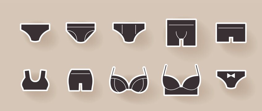  10アイコンセット（衣料品／下着）