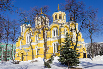 St Volodymyr's Cathedral in Kyiv, Ukraine