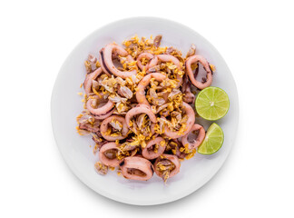 Fried Squid with Garlic