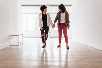 Fototapeta premium Lesbian Couple Having Romantic Moment