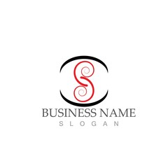 Business corporate S letter logo