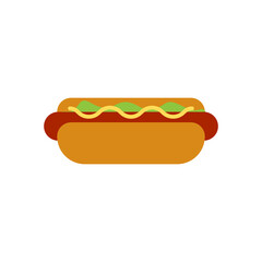 Hot dog vector.