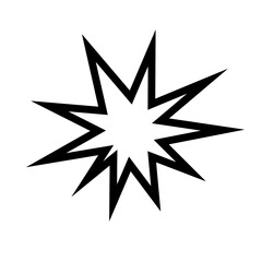 comic style explosion