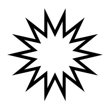 A rounded cartoon syle explosion