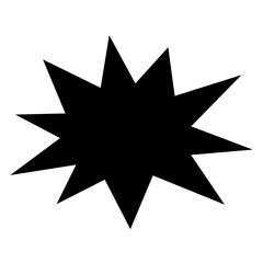 Comic style explosion