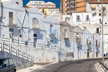 Old town in Monte Sant Angelo, Puglia, Italy