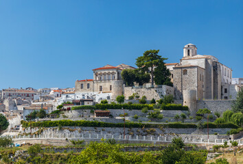 Fototapeta na wymiar Old town in Monte Sant Angelo, Puglia, Italy