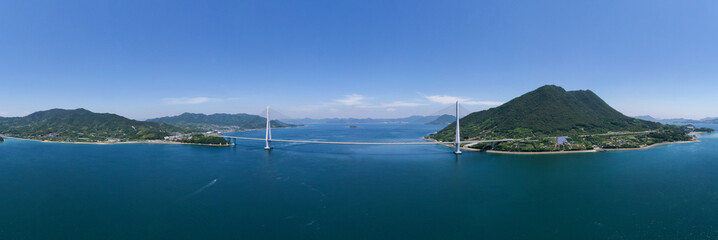 多々羅大橋（しまなみ海道）　空撮