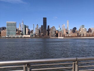 View of New York from across the river