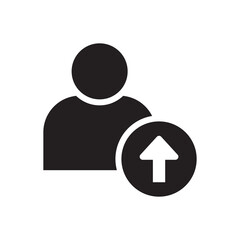 user upload icon sign symbol