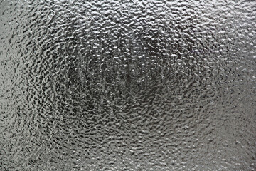 Beautiful frosted glass pattern. Ice on the window.