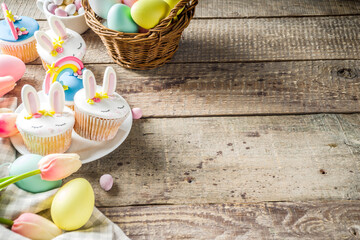 Cute homemade easter cupcakes