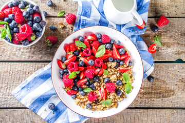 Breakfast granola or muesli