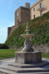 Fototapeta premium Termoli, Molise/Italy the Swabian Castle.
