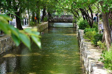 京都高瀬川の風景