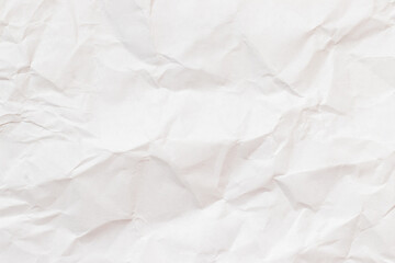 Grunge wrinkled white color paper textured background