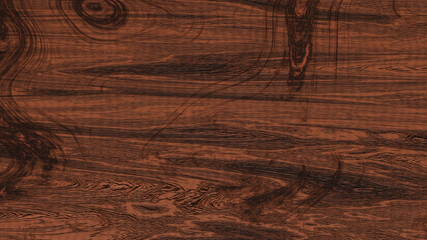 Brown wood stain of a wooden table (3D Rendering)