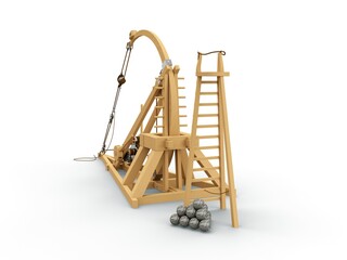 Catapult, Leonardo da Vinci, Codex Atlanticus/0148r 