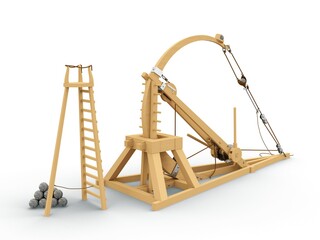Catapult, Leonardo da Vinci, Codex Atlanticus/0148r 