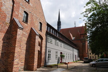 Fototapeta na wymiar Franziskanerkloster Neubrandenburg in Mecklenburg-Vorpommern