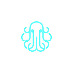 illustration of an octopus minimal design