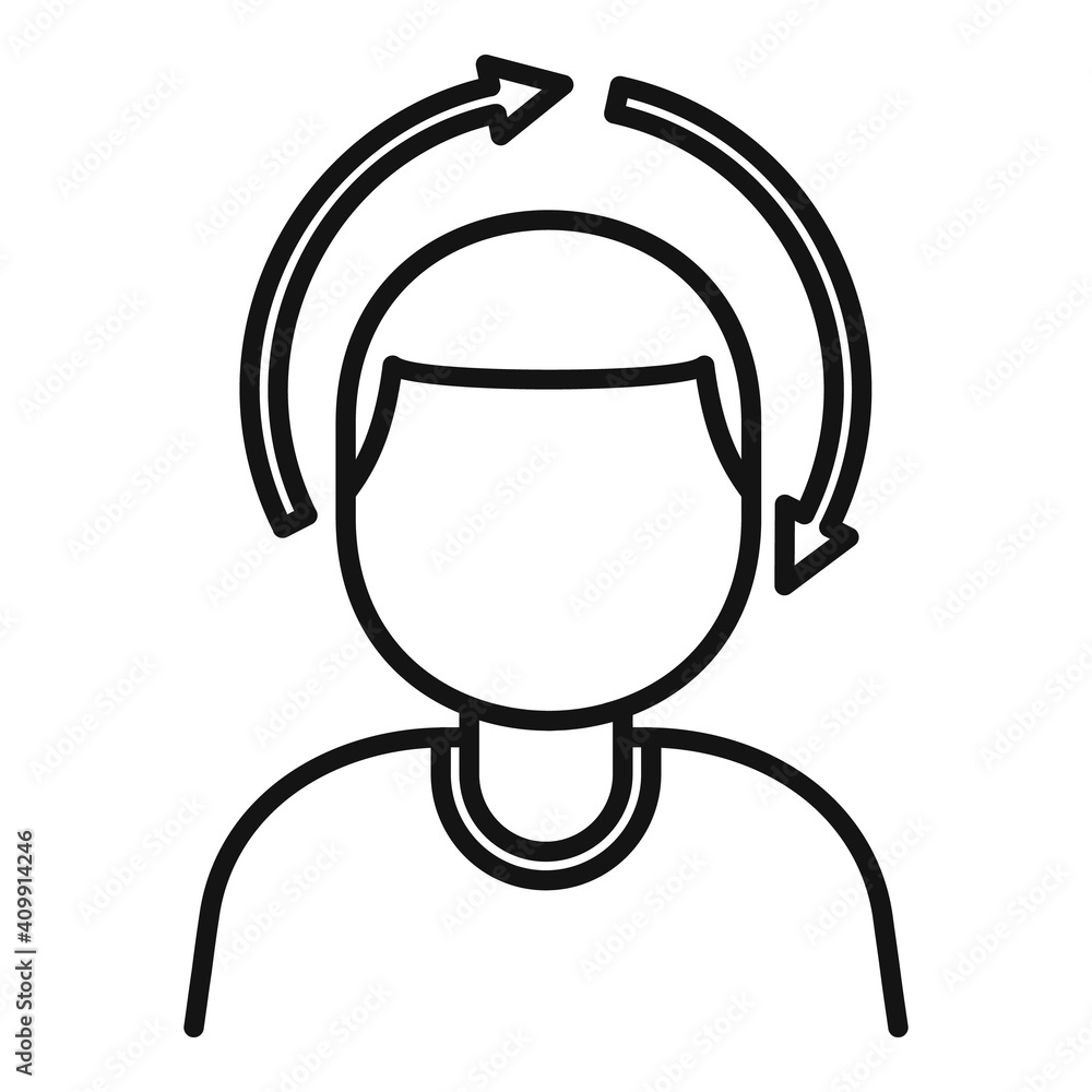 Aufkleber life skills icon. outline life skills vector icon for web design isolated on white background