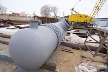 Construction and installation of a new reservoir and vessel with a diameter of 1000 mm for filling...
