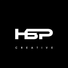 HBP Letter Initial Logo Design Template Vector Illustration